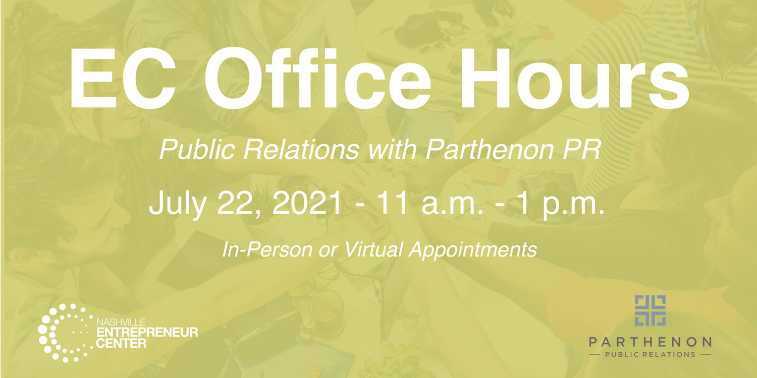 OFFICE HOURS: Public Relations w/ Parthenon PR