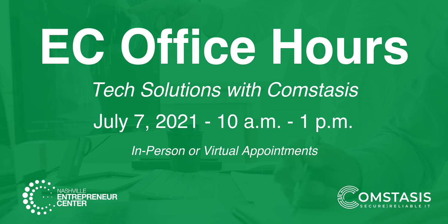 OFFICE HOURS: Tech Solutions w/ Comstasis